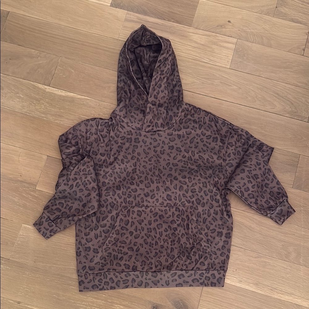 SHEIN Brown and Black Relaxed Fit Sweater